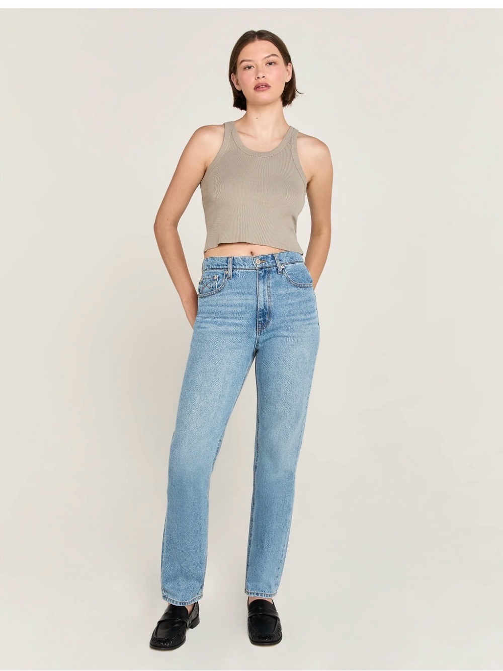 SLOANE High-Rise Cigarette Jeans
in Miracle Mile size 26